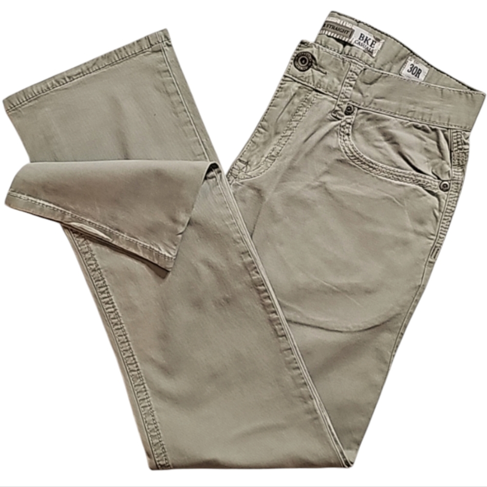 BKE Casuals Carter Straight Pants. Men's Size: Waist 30Rx30 Inseam.